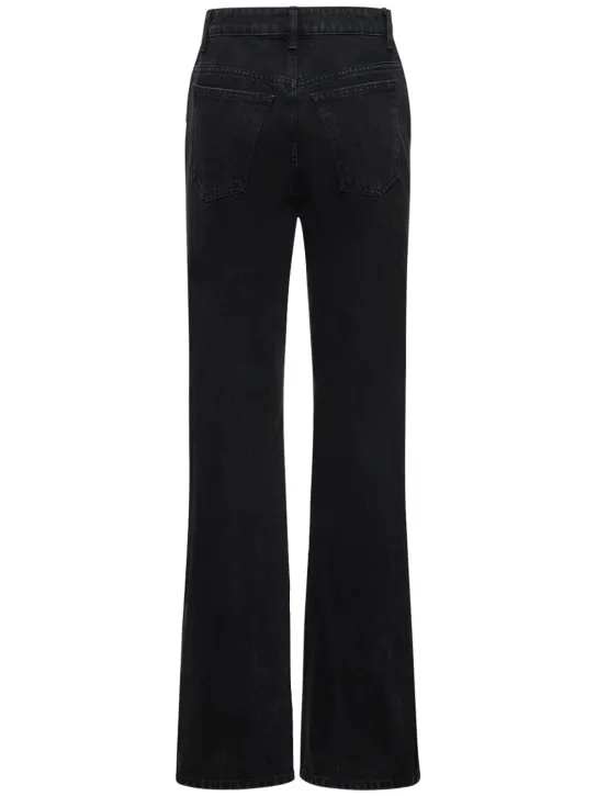Khaite   Danielle high rise straight jeans 