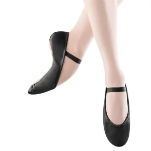 Kids Dansoft Black Full Sole Ballet Shoes S0205G & S0205T by Bloch