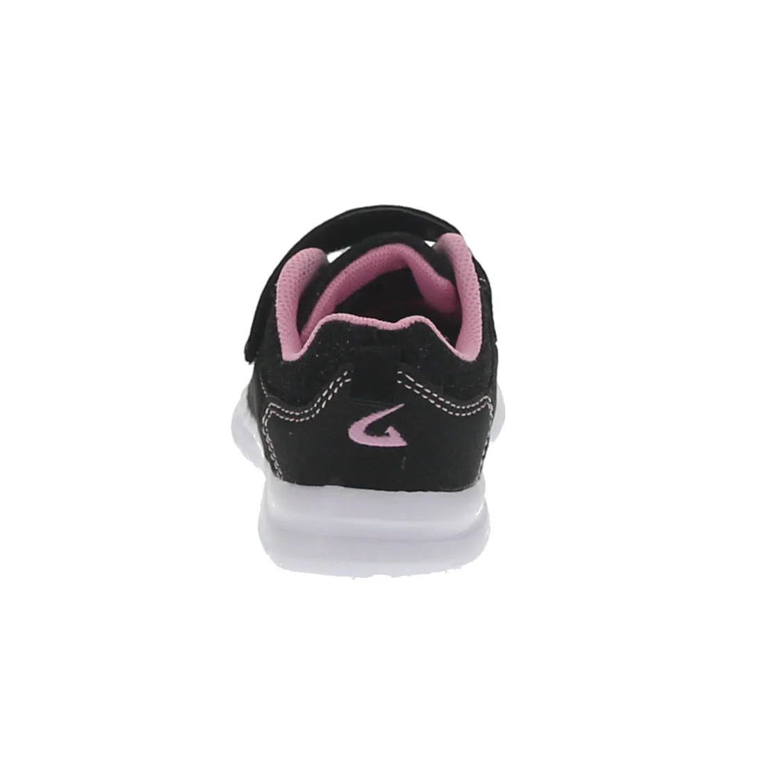 KID'S SHOES BLACK/PINK FABRIC/GLITTER TENNIS TENNIS 6561-18
