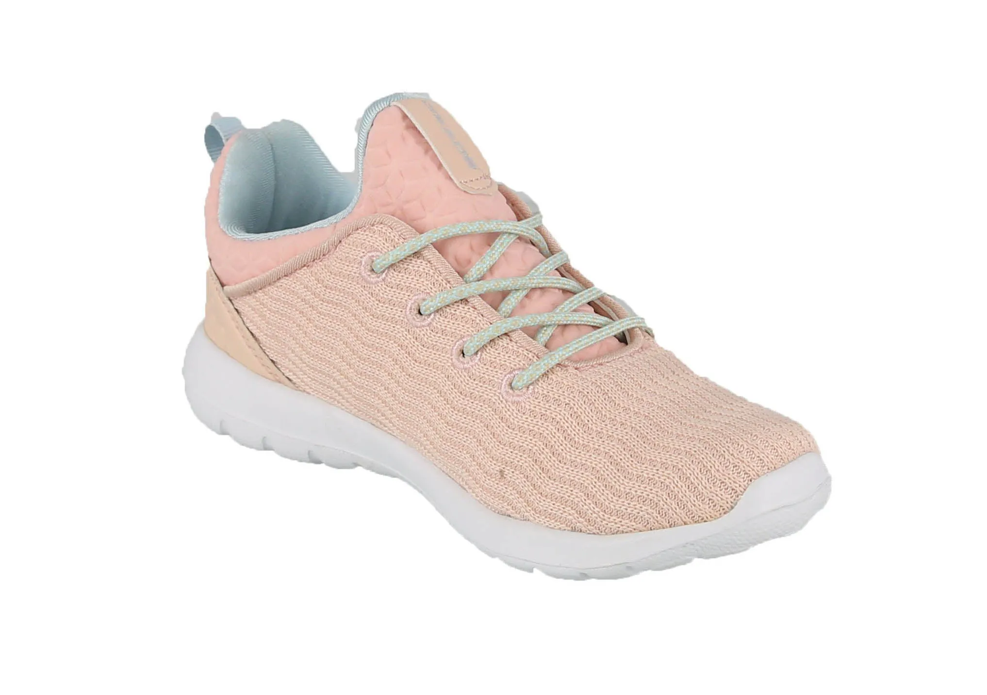 KID'S SHOES LIGHT PINK MESH PU LEATHER TENNIS SNEAKERS 6304K