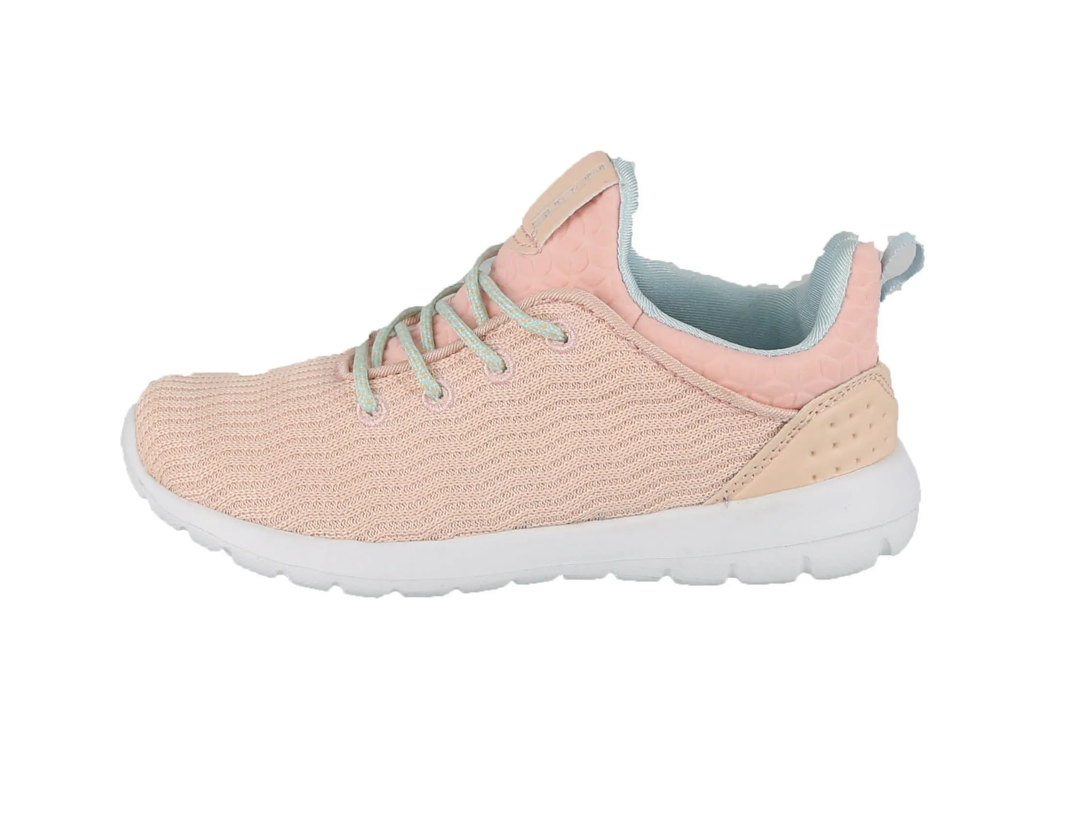 KID'S SHOES LIGHT PINK MESH PU LEATHER TENNIS SNEAKERS 6304K