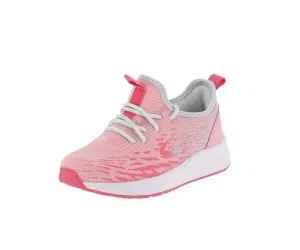 KID'S SHOES PINK/CORAL/BLUE MESH TENNIS SNEAKERS 4133K