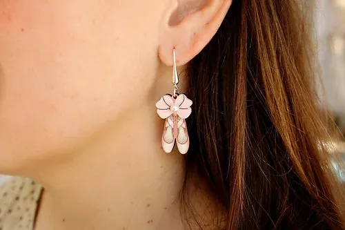 LaliBlue :  World Day : Ballet Shoes Earrings