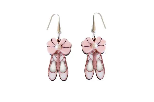 LaliBlue :  World Day : Ballet Shoes Earrings