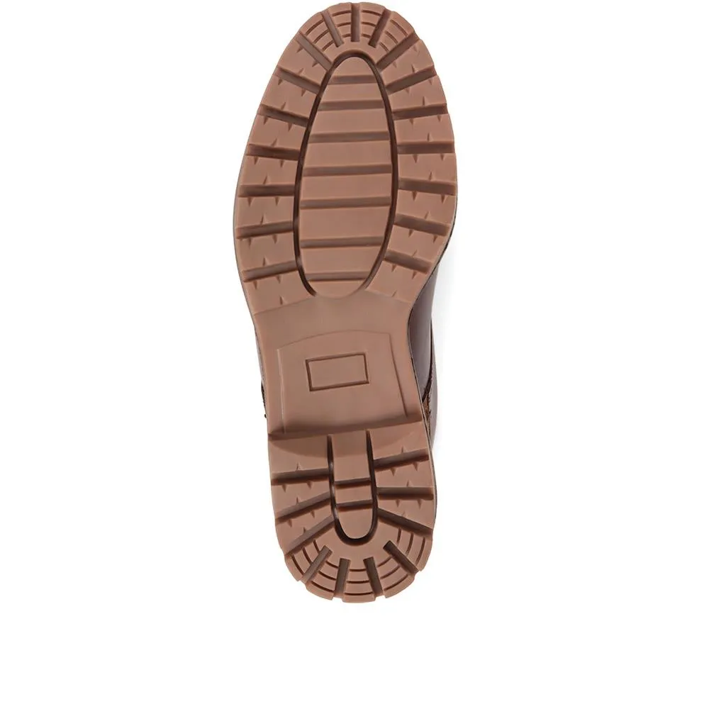 Leather Lace-Up Shoes - TEJ36001 / 322 529
