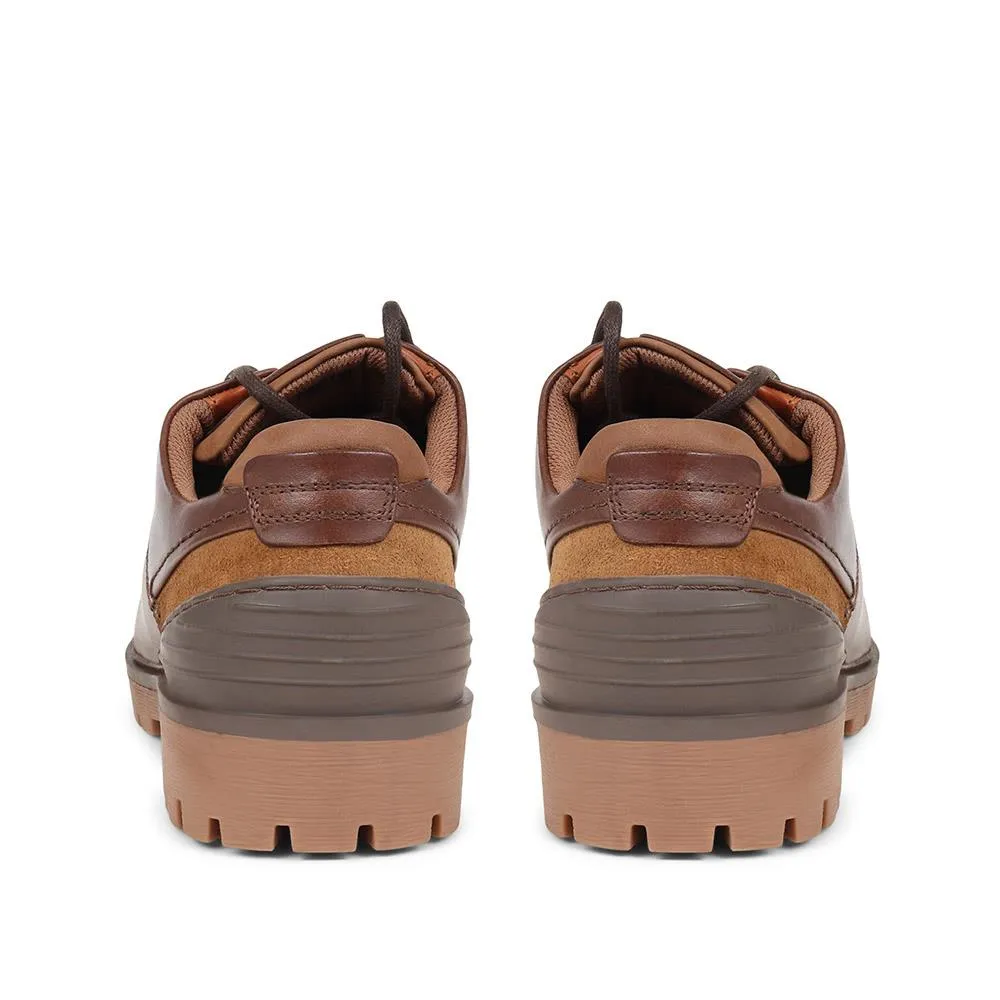 Leather Lace-Up Shoes - TEJ36001 / 322 529