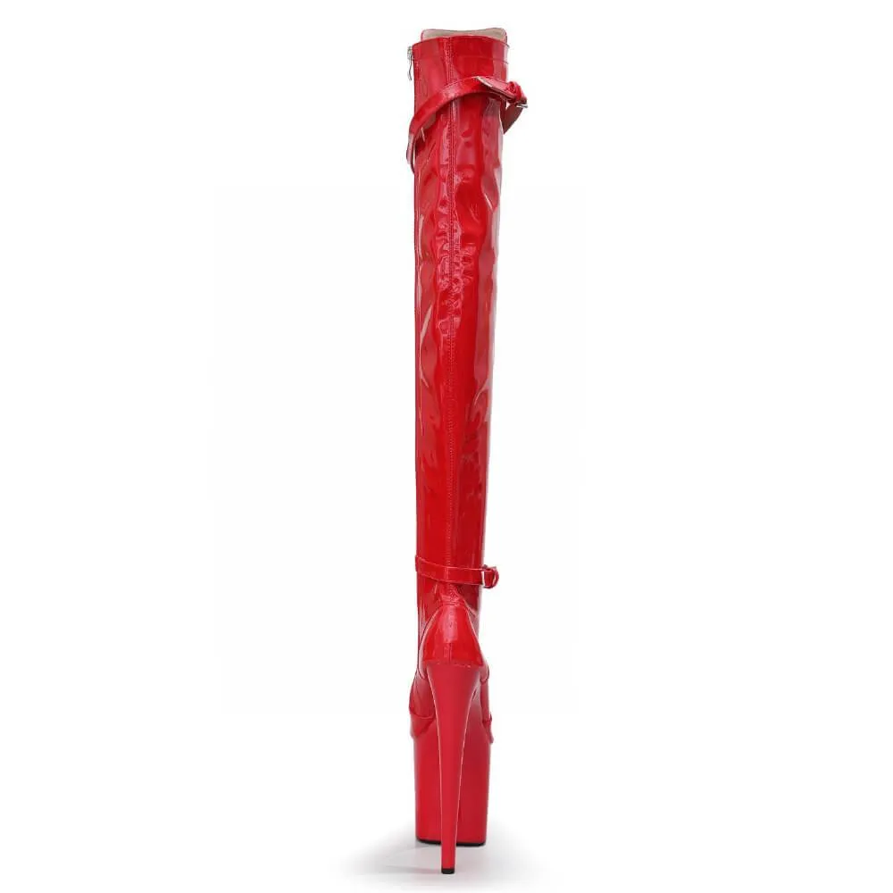 Lexx - Red Vegan Patent - Street Sole