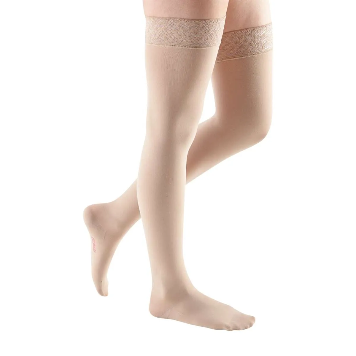 mediven comfort 20-30 mmHg thigh lace topband closed toe standard