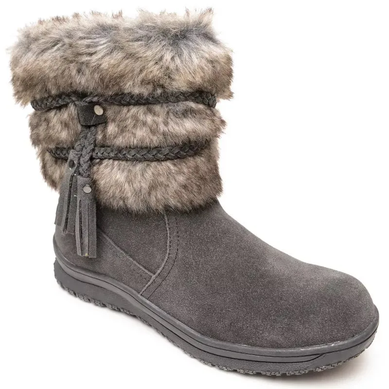 'Minnetonka' Women's Everett Boot - Charcoal