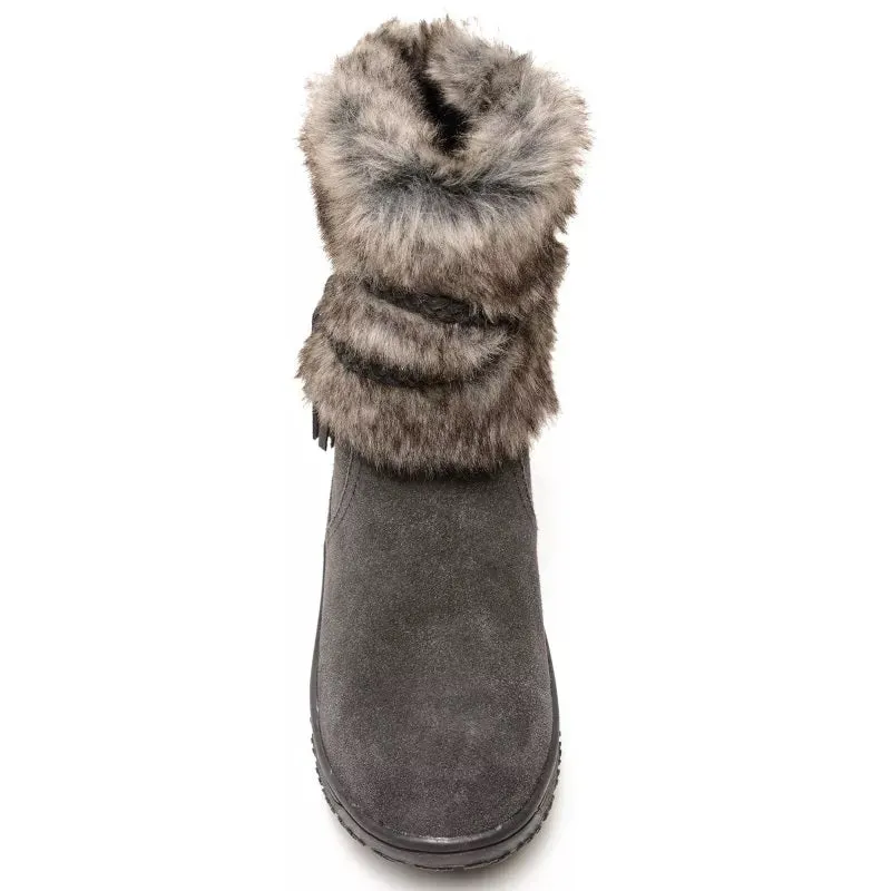 'Minnetonka' Women's Everett Boot - Charcoal