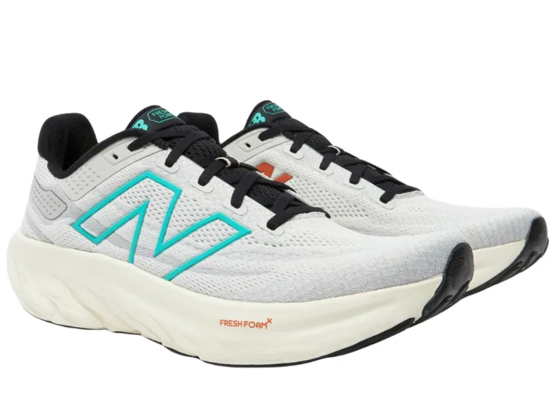 New Balance Fresh Foam X 1080v13 Mens Running Shoe (Grey Matter/Cyber Jade/Black)