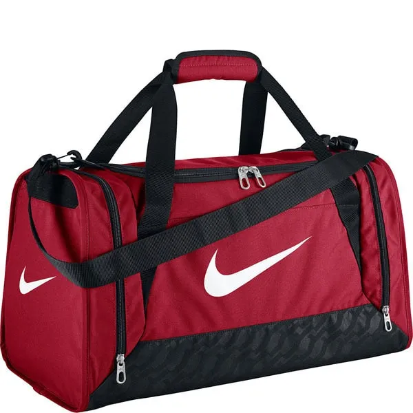 Nike Brasilia 6 Small Duffel Bag Red/Black/White