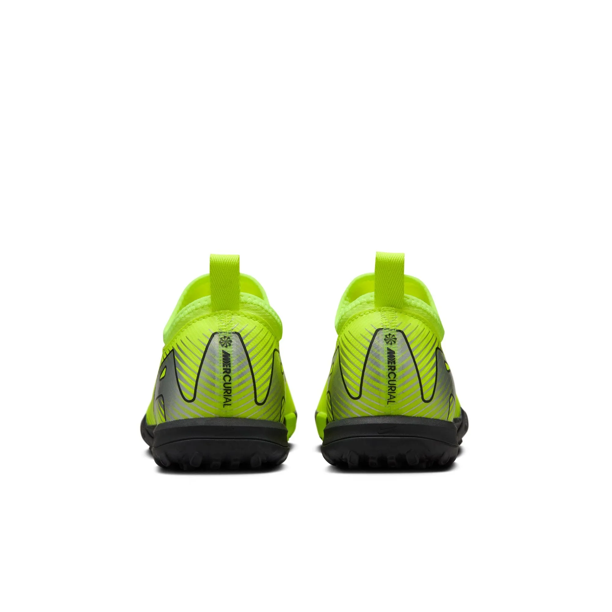 Nike Junior Zoom Mercurial Vapor 10 Academy TF Soccer Cleats - Volt/Black