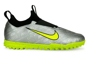 Nike Kids Zoom Mercurial Vapor 15 Academy XXV TF Silver/Volt