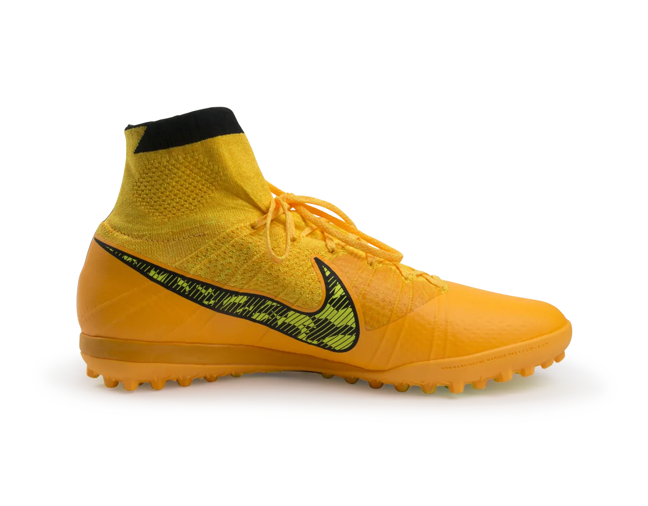 Nike Men's Elastico Superfly Turf Soccer Shoes Laser Orange/Black/Tour Yellow