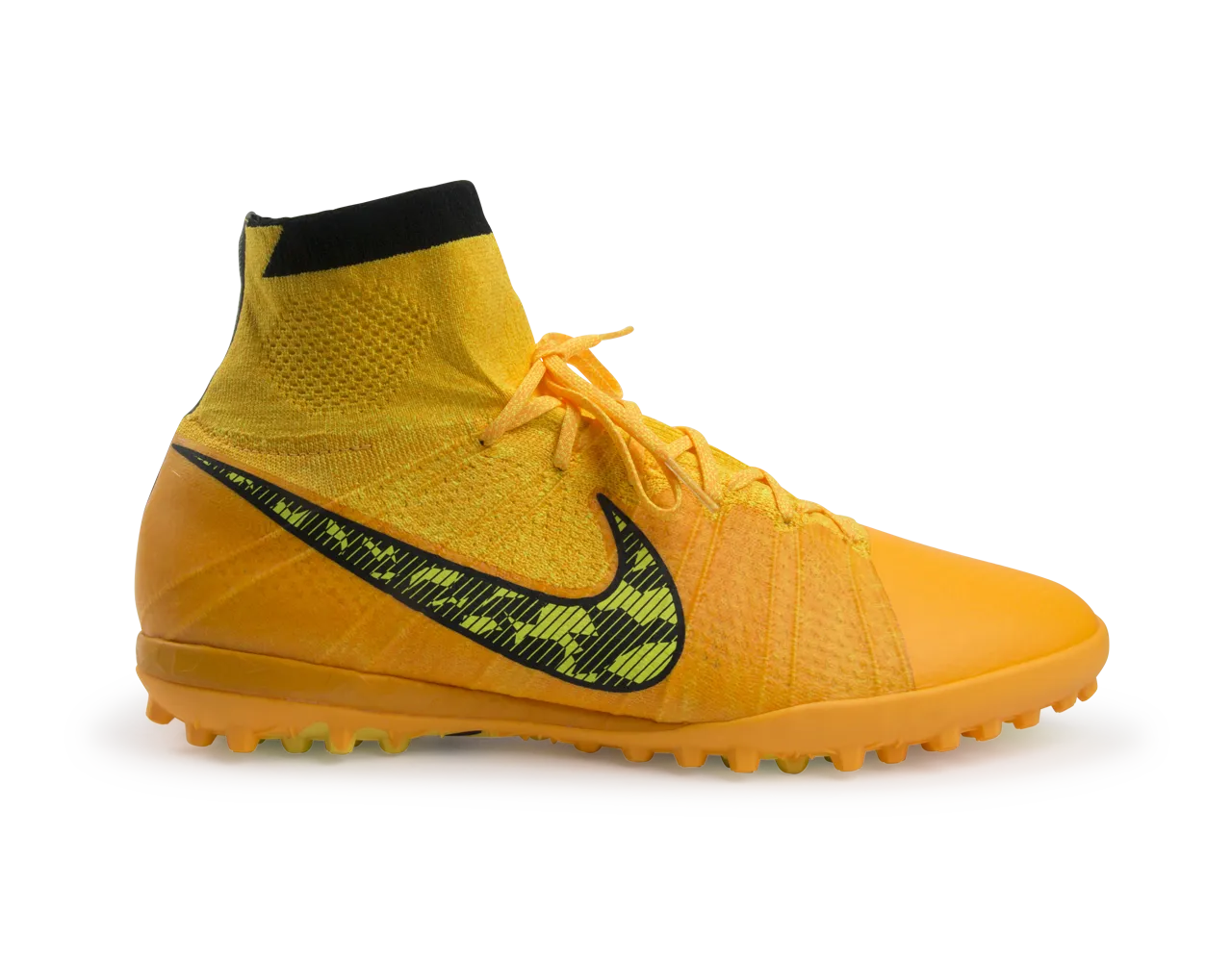 Nike Men's Elastico Superfly Turf Soccer Shoes Laser Orange/Black/Tour Yellow
