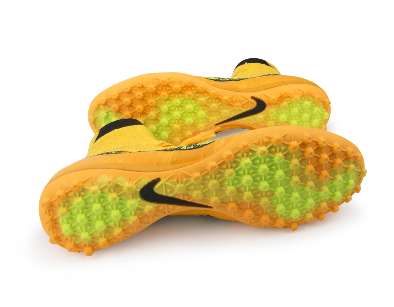 Nike Men's Elastico Superfly Turf Soccer Shoes Laser Orange/Black/Tour Yellow
