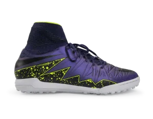 Nike Men's HypervenomX Proximo Turf Soccer Shoes Hyper Grape/Black/Volt