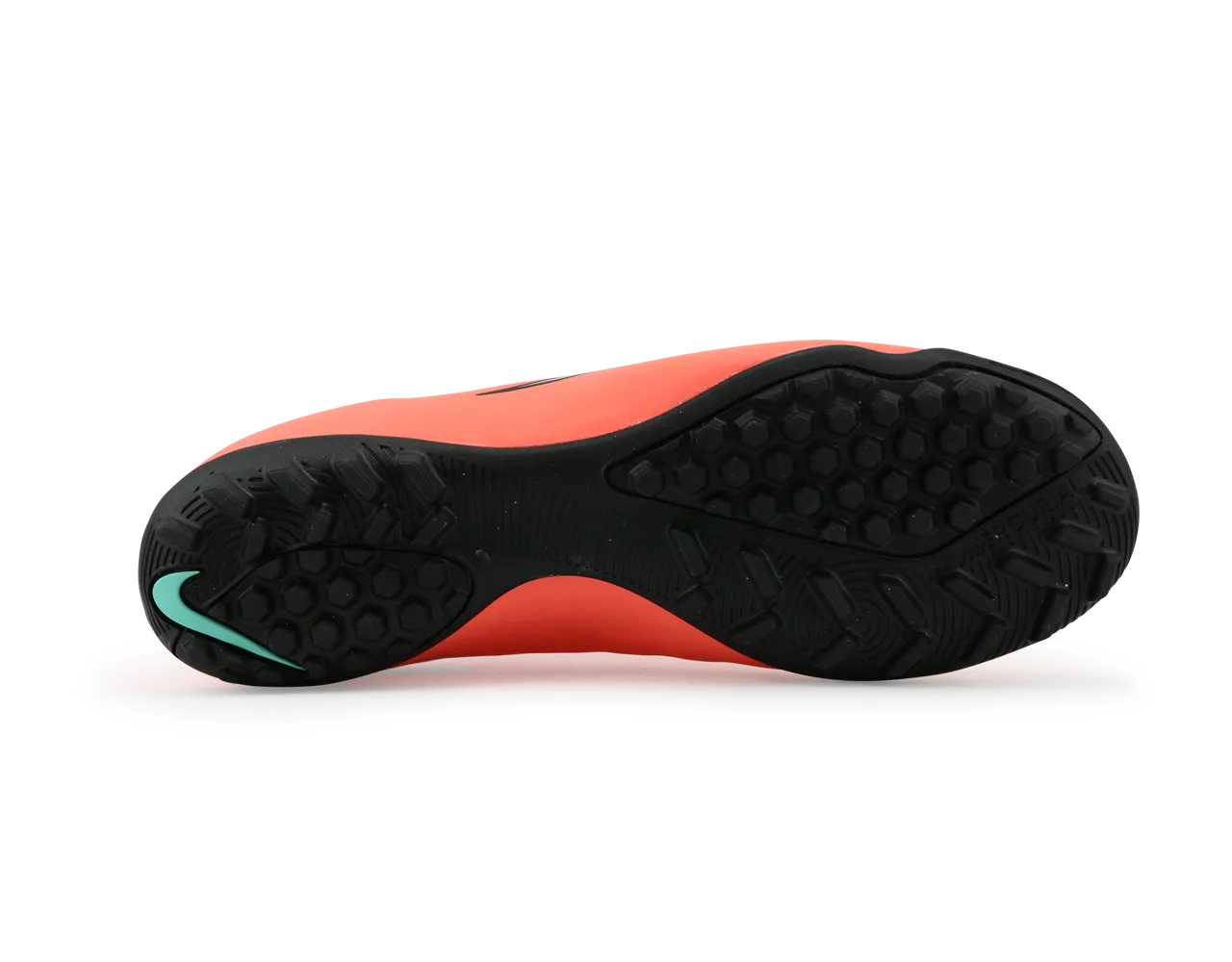 Nike Men's Mercurial Victory V Turf Soccer Shoes Bright Mango/Metallic Slivr/Hyper Turqoise