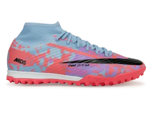 Nike Men's Zoom Mercurial Superfly 9 Academy MDS TF Cobalt Bliss/Black