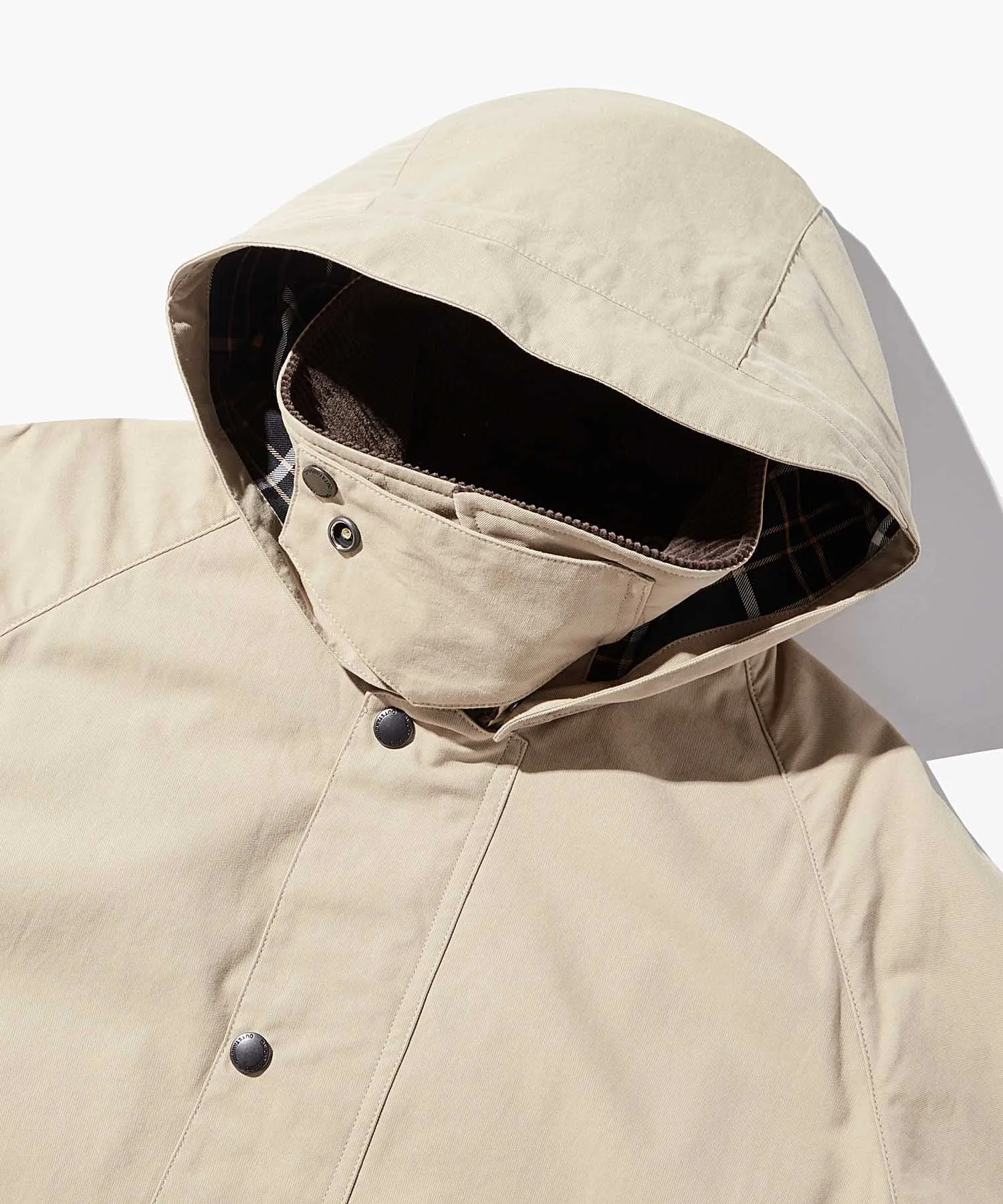 Outstanding & Co. Corduroy Collar Hunting Jacket - Biege