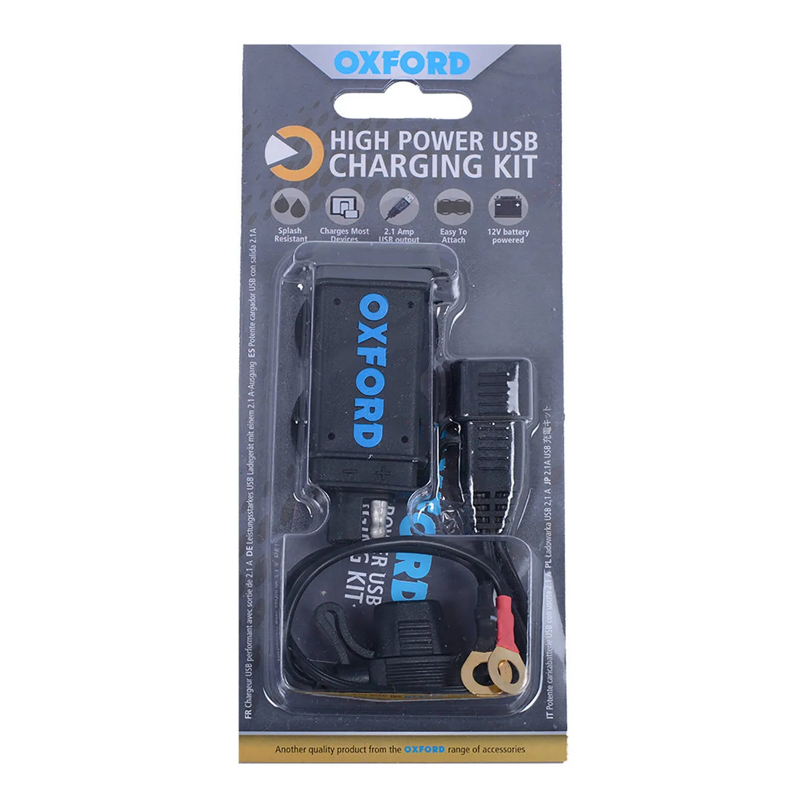 Oxford USB 2.1amp High Power Charging Kit