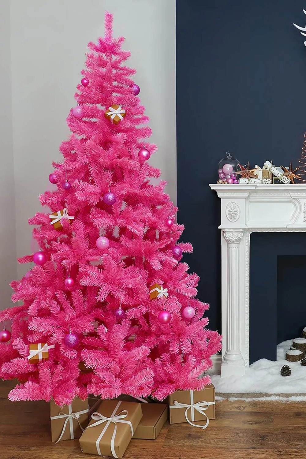 Pink Canadian Pine Christmas Tree