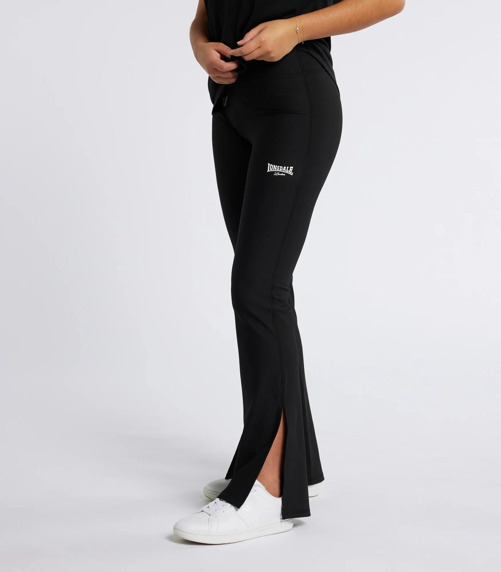 popular  Trend Rib Flare Pants - Lonsdale London