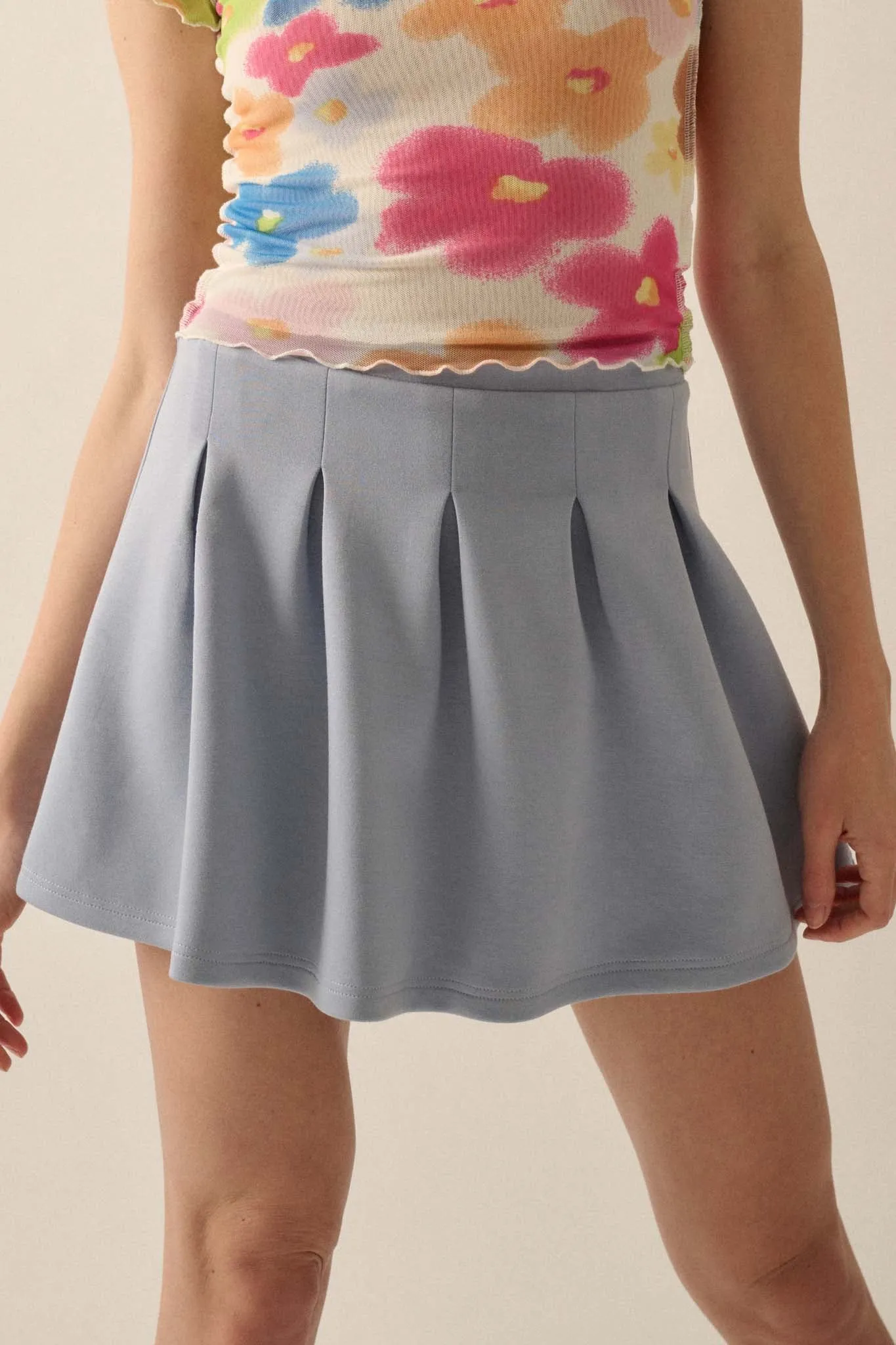 Premium Scuba Pleated Tennis Skort