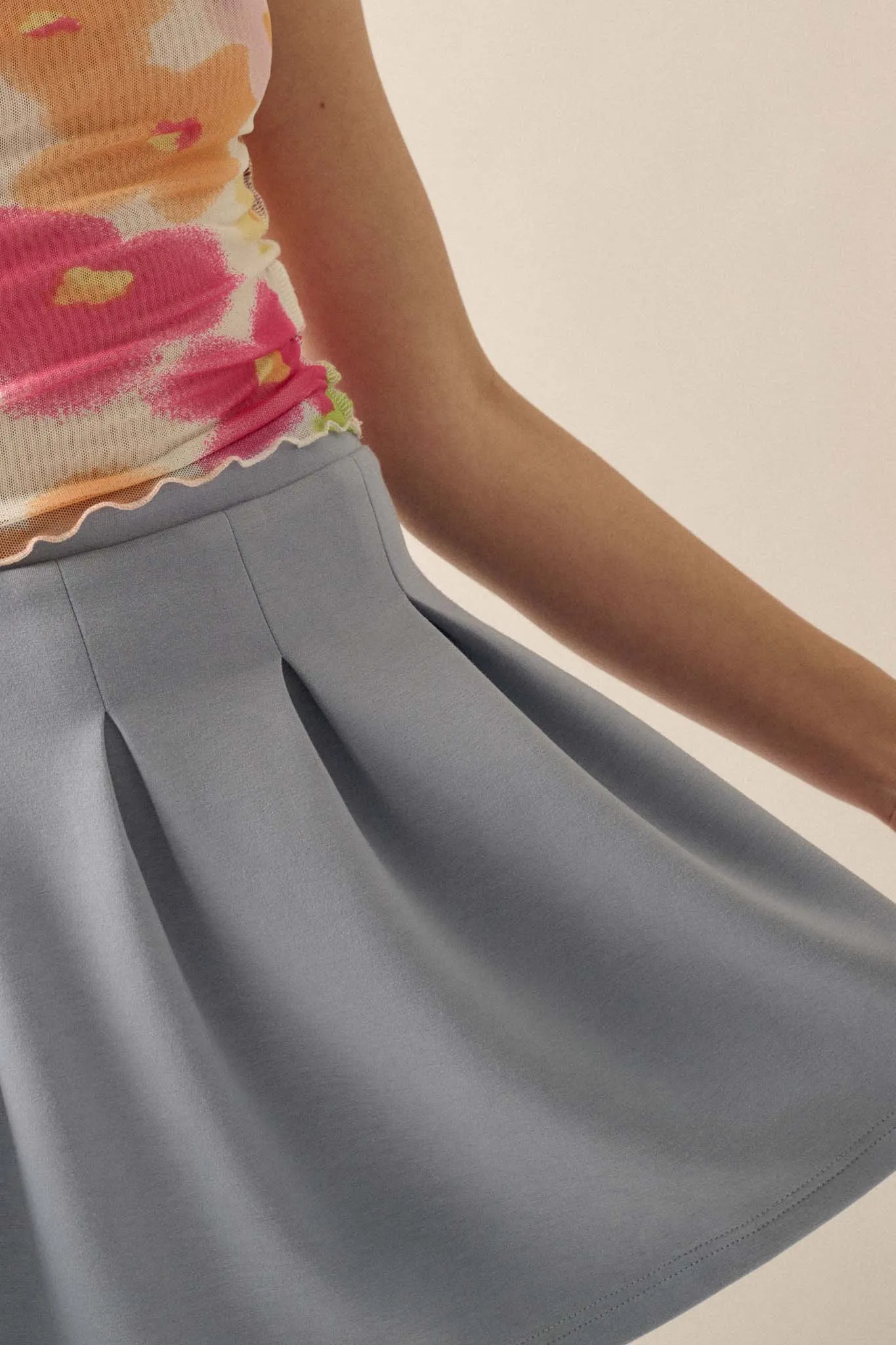 Premium Scuba Pleated Tennis Skort