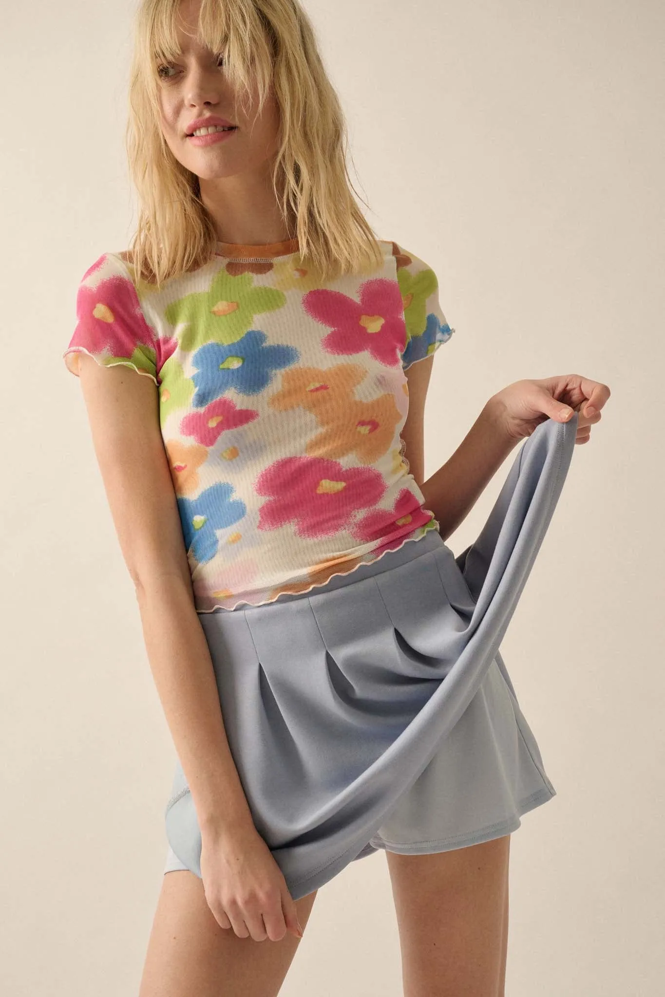 Premium Scuba Pleated Tennis Skort