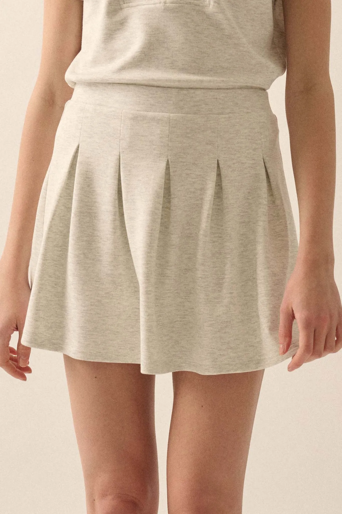 Premium Scuba Pleated Tennis Skort