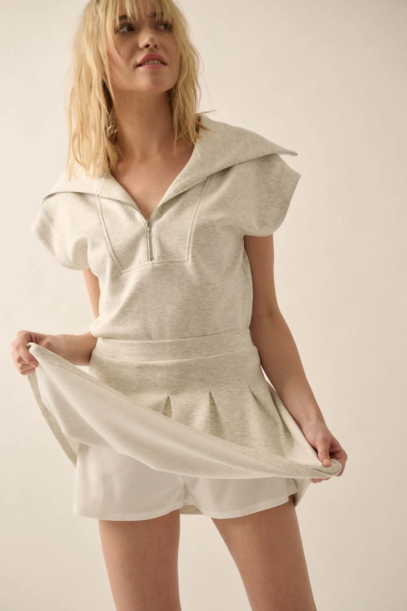 Premium Scuba Pleated Tennis Skort