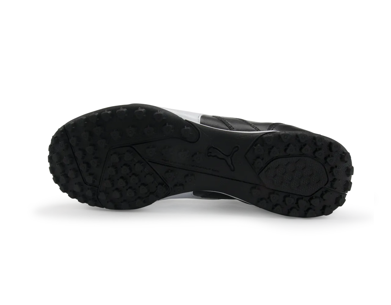 PUMA Men's Esito Classico Turf Soccer Shoes  Black/White/Bronze