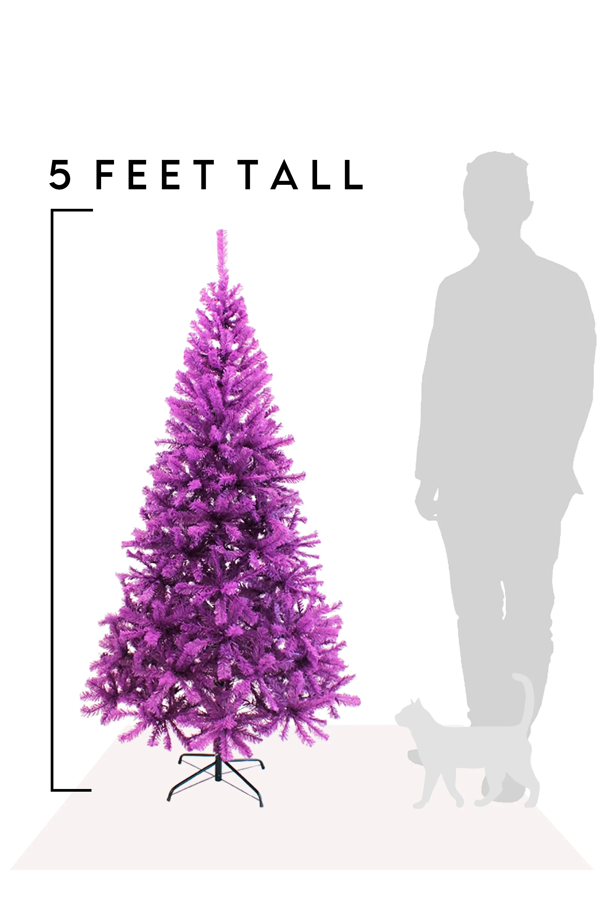 Purple Canadian Pine Halloween Tree
