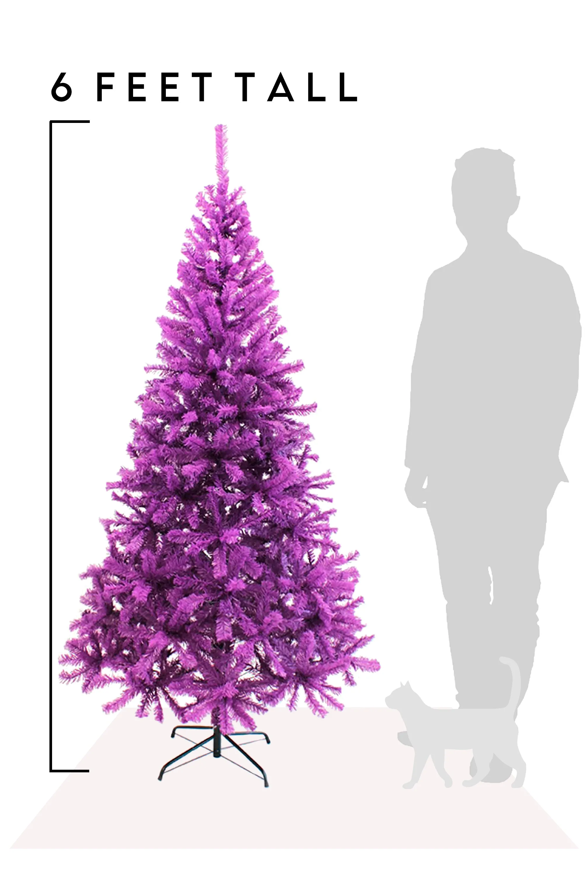 Purple Canadian Pine Halloween Tree