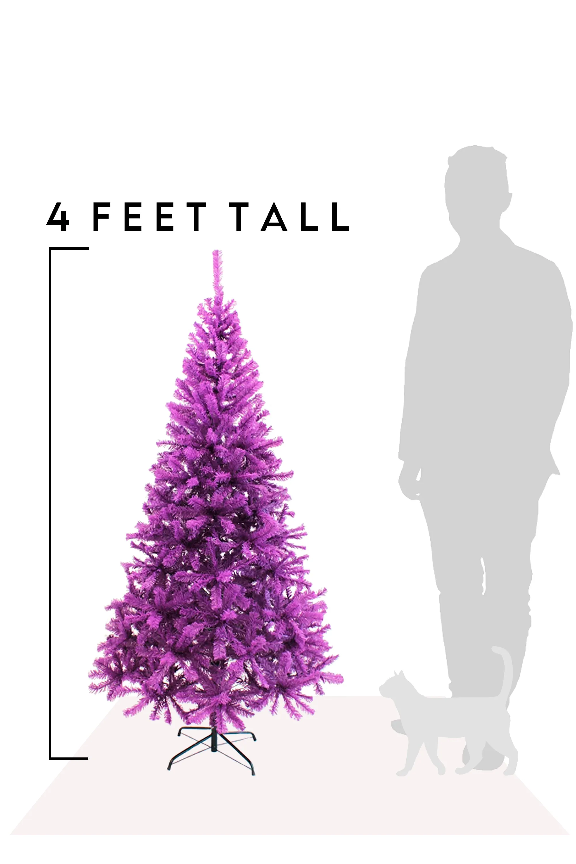 Purple Canadian Pine Halloween Tree