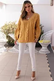 Que Knit Mustard