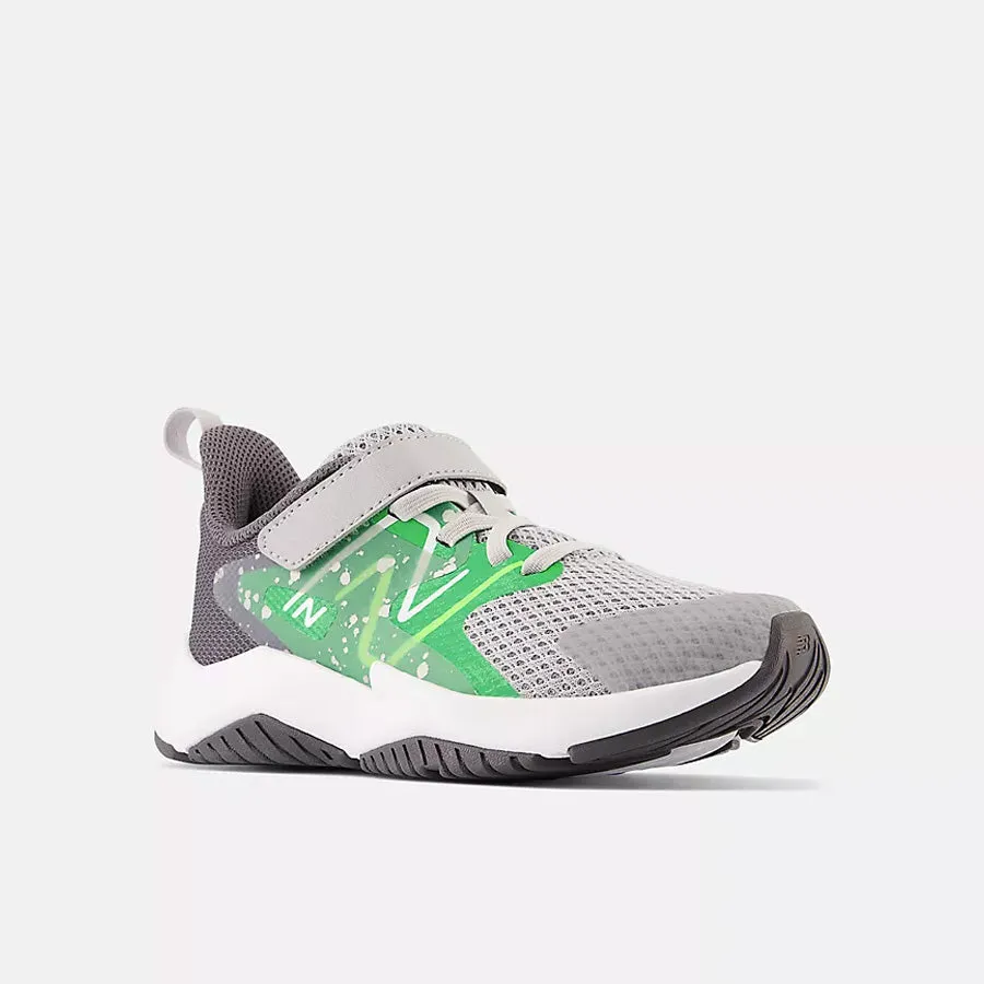 Rave Run v2 Bungee Lace with Top Strap (Rain Cloud)