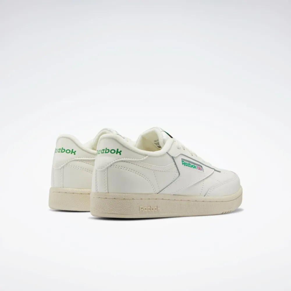 Reebok Footwear Kids Club C Shoes - Grade School CHALK/CHALK/GLEGRN