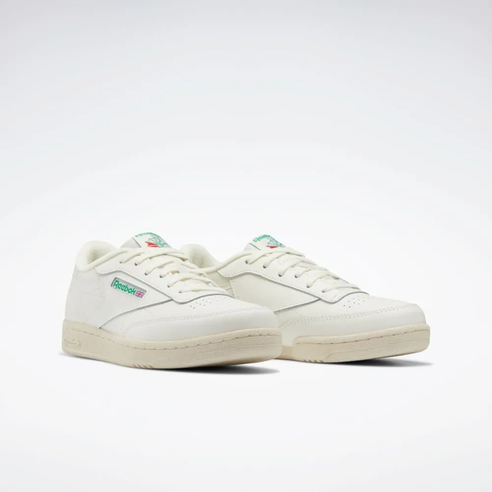 Reebok Footwear Kids Club C Shoes - Grade School CHALK/CHALK/GLEGRN