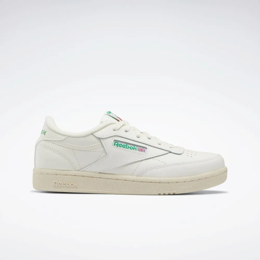 Reebok Footwear Kids Club C Shoes - Grade School CHALK/CHALK/GLEGRN