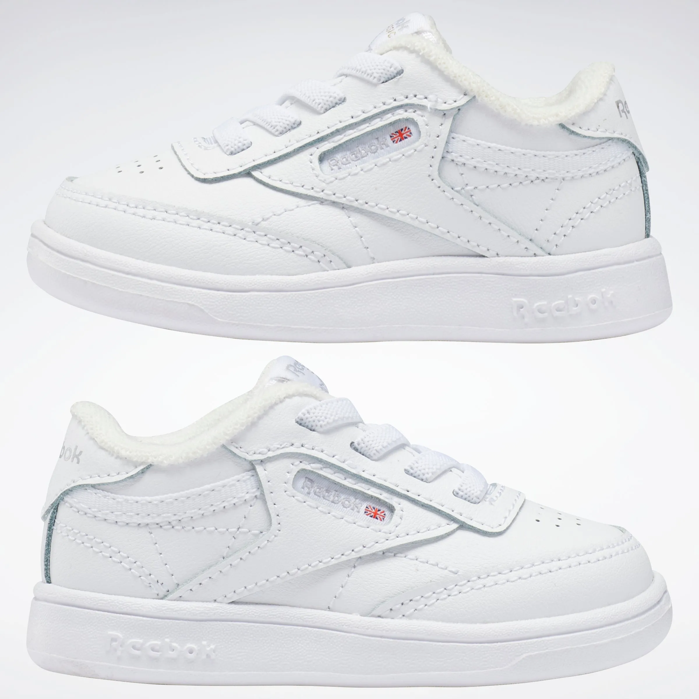 Reebok Footwear Kids Club C Shoes Infant Ftwwht/Ftwwht/Ftwwht