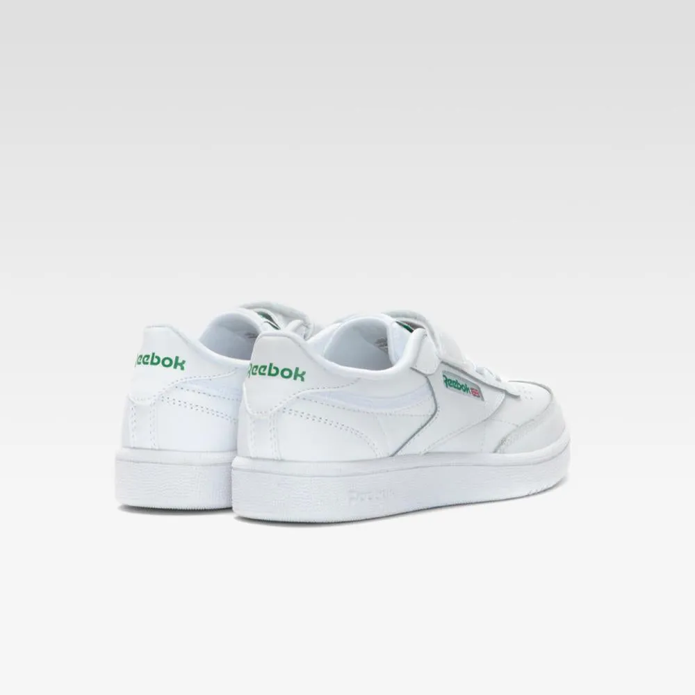 Reebok Footwear Kids Club C Shoes - Preschool WHITE/GLEN GREEN