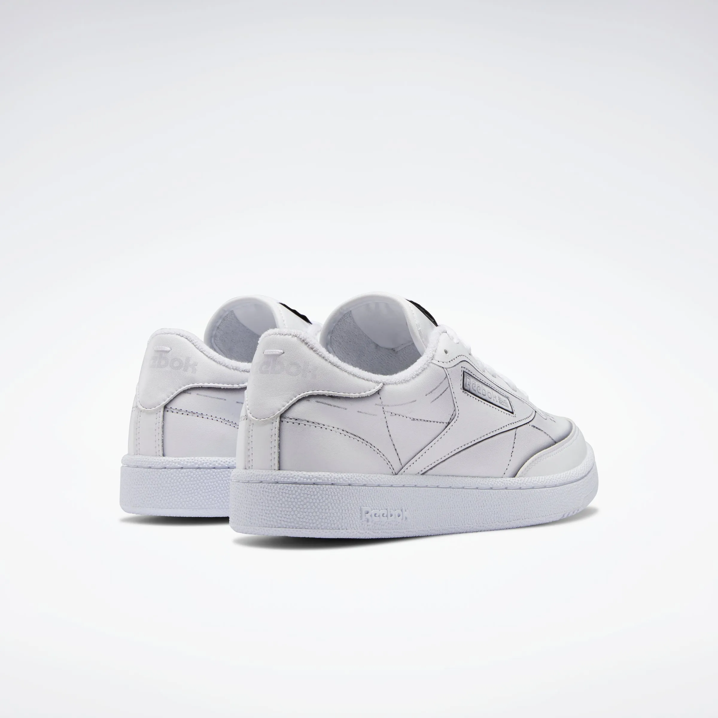 Reebok Footwear Men Maison Margiela Club C Shoes White/Black/White