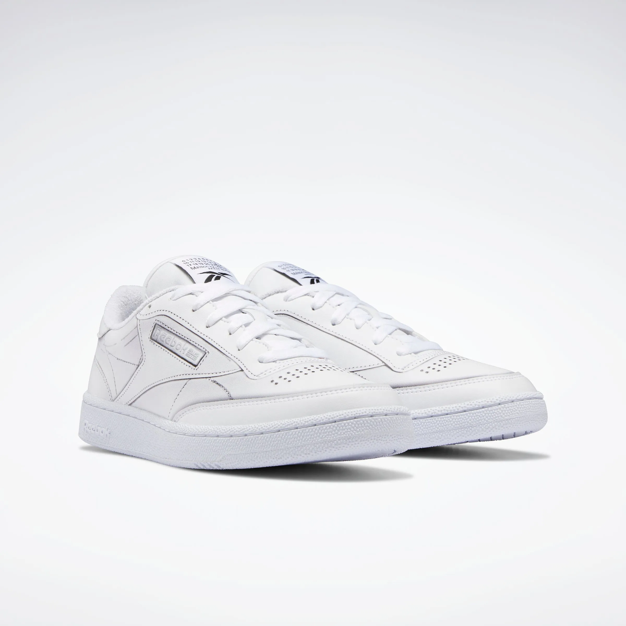 Reebok Footwear Men Maison Margiela Club C Shoes White/Black/White