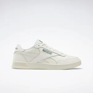 Reebok Footwear Men Reebok Court Advance Shoes CHALK/DARK GREEN