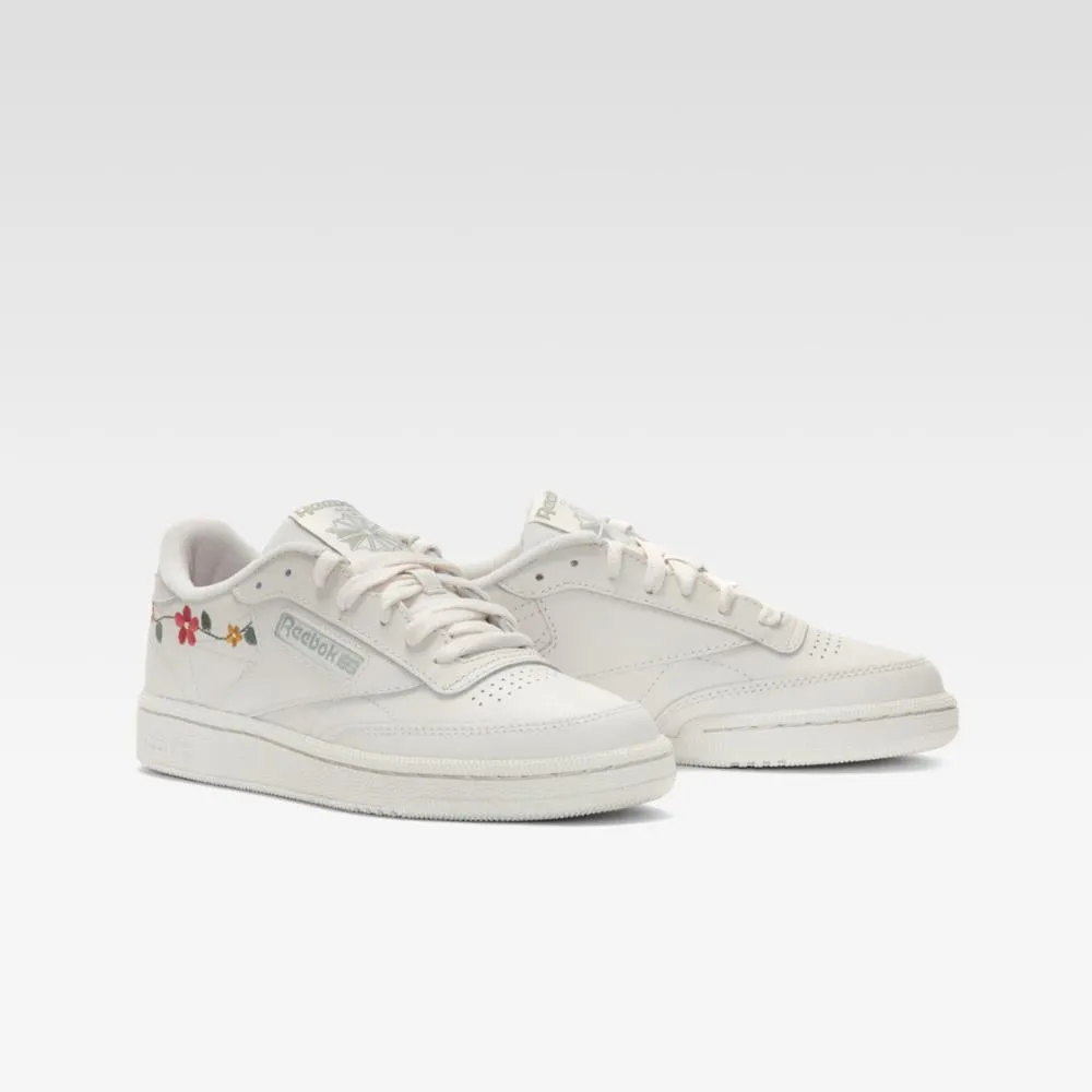 Reebok Footwear Women Club C 85 Shoes BONE/BONE/VINTAGE GREEN