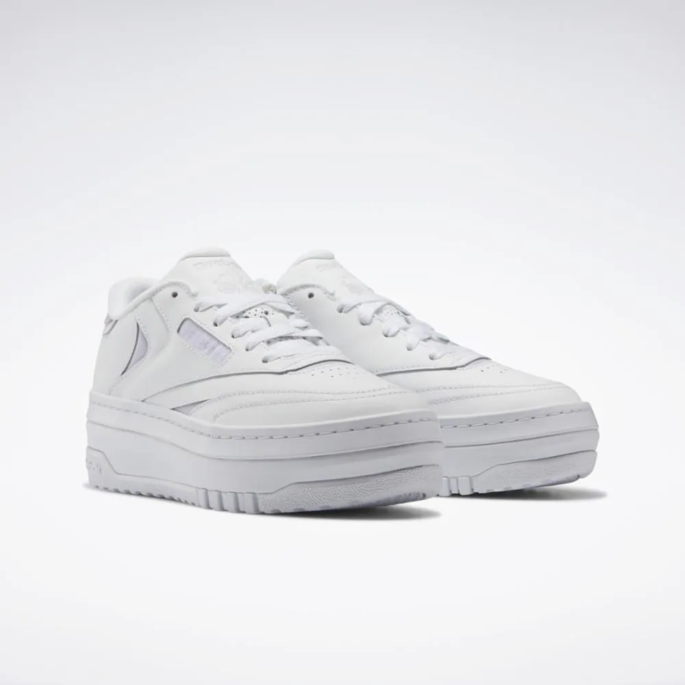 Reebok Footwear Women Club C Extra Shoes FTWWHT/LUMLIL/FTWWHT