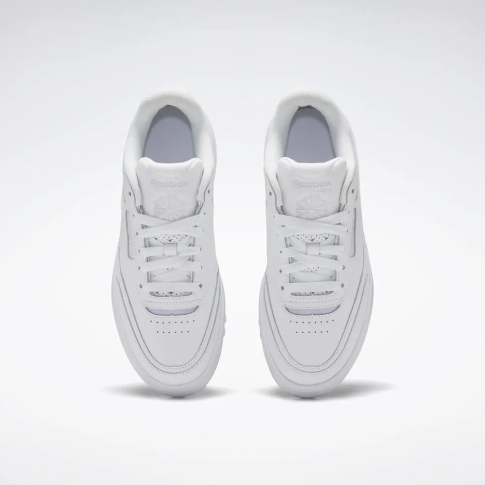 Reebok Footwear Women Club C Extra Shoes FTWWHT/LUMLIL/FTWWHT
